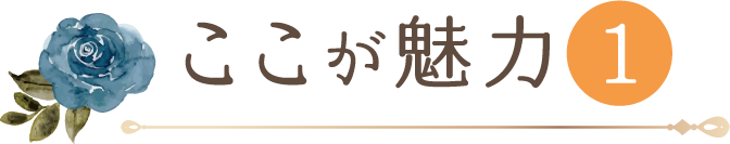 ここが魅力１